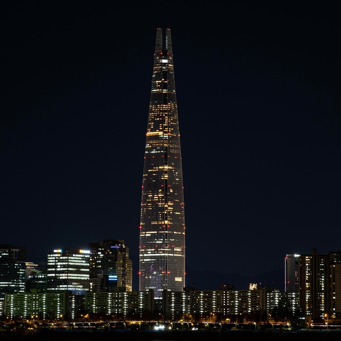음악분수 야경