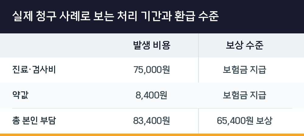 실제 청구 사례로 보는 처리 기간과 환급 수준